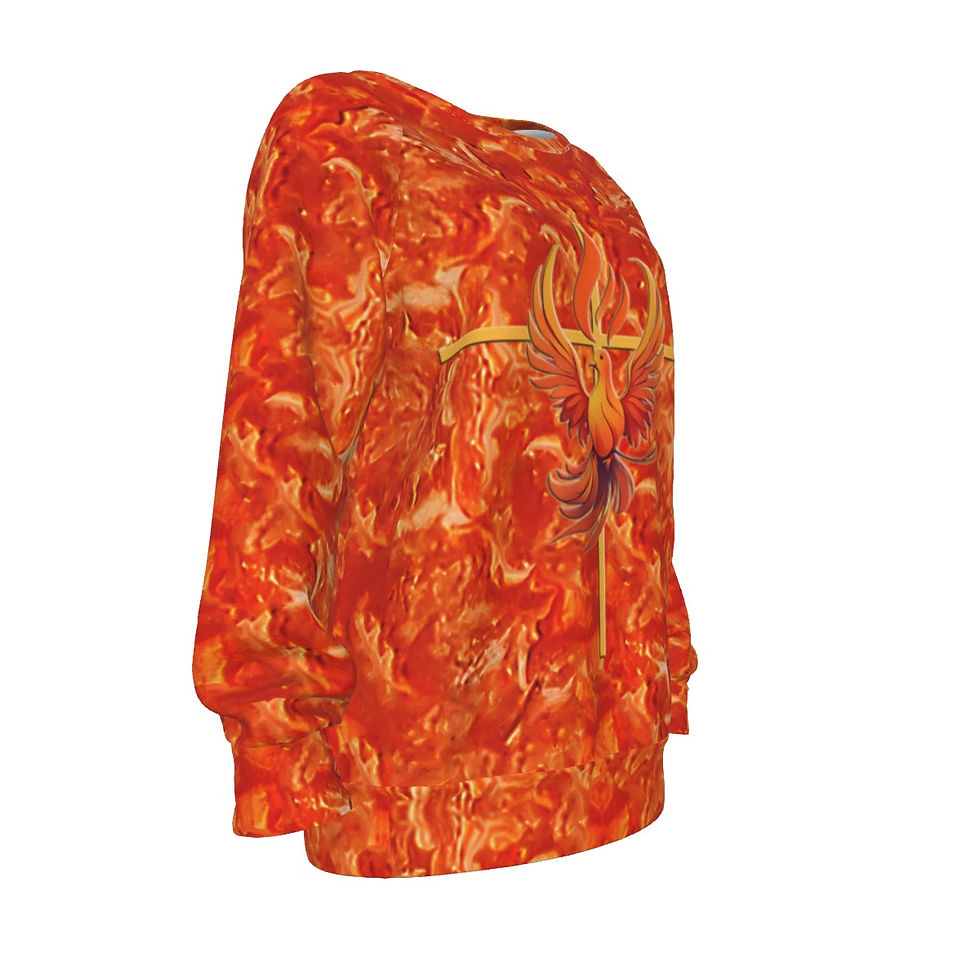 Thumbnail: L.H. Holy Ghose Fire Women's Raglan Sleeve Sweatshirt