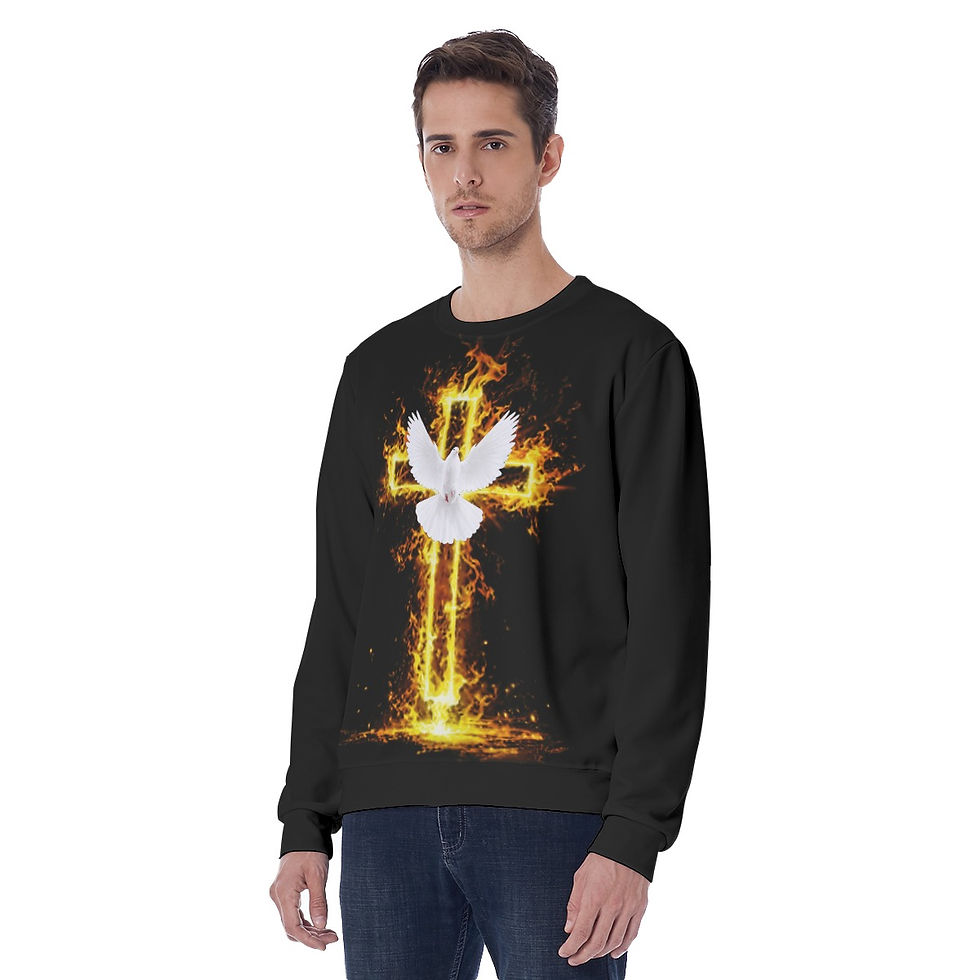 Thumbnail: L.H.'s Holy Ghost Fire Men's Sweatshirt