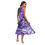 Thumbnail: Purple Seahorse Women's Sleeveless Dress With Diagonal Pocket