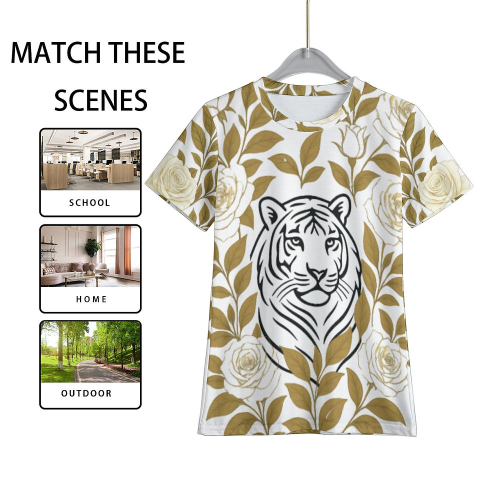 Thumbnail: White Tiger Boy's T-Shirt