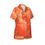 Thumbnail: Sunset Serenade Sleepwear Women's Imitation Silk Pajama Set With Short Sleeve