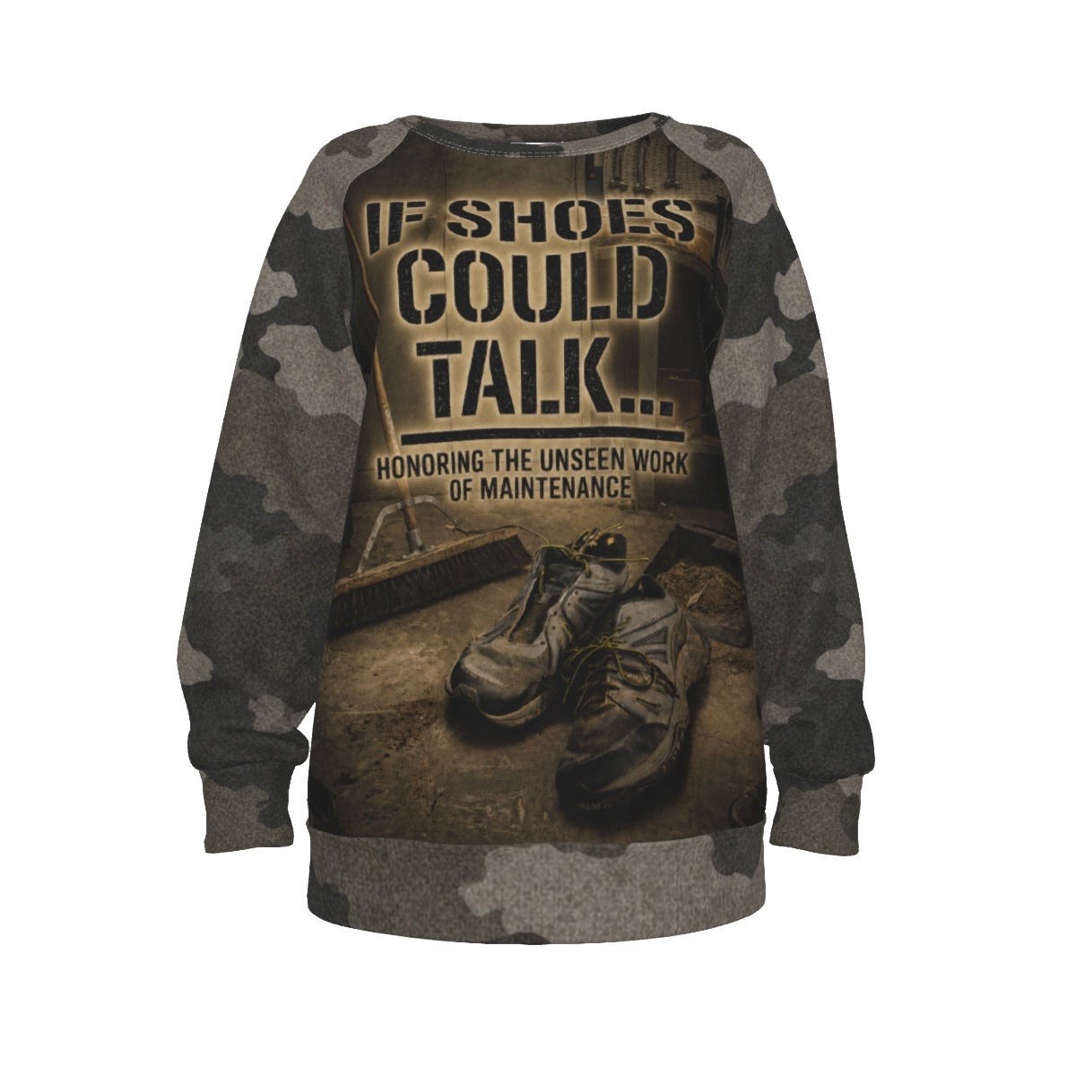 Honoring Maintenance Women's Raglan Sleeve Sweatshirt