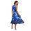 Thumbnail: Dreamy Blue Women's Sleeveless Dress With Diagonal Pocket