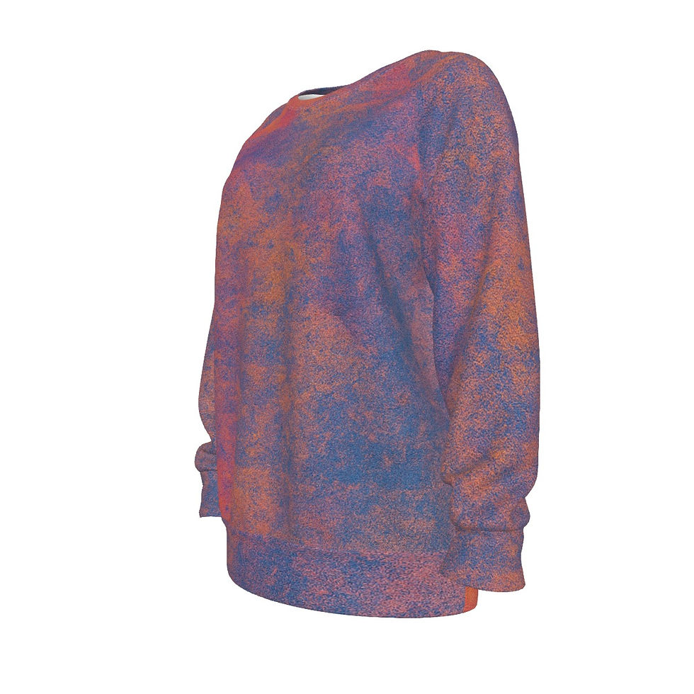 Thumbnail: Sunset Harmony – Faith-Inspired Celestial Women's Raglan Sleeve Sweatshirt