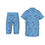 Thumbnail: Dolphin Kid's Imitation Silk Short Pajamas