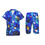 Thumbnail: Dreamy Blue Sparkles Kid's Imitation Silk Short Pajamas