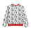 Thumbnail: Melinda's Snowman Playing Basketball Girl's Round Neck Sweatshirt