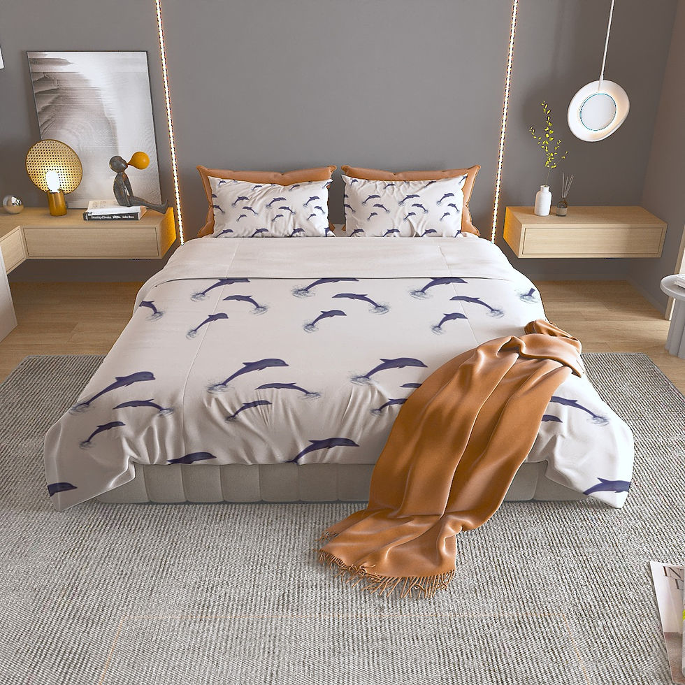 Melinda's Dolphins Bedding Set