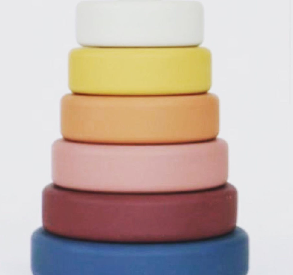 Thumbnail: Chelsea Bun 6 Ring Round Silicone Stackers