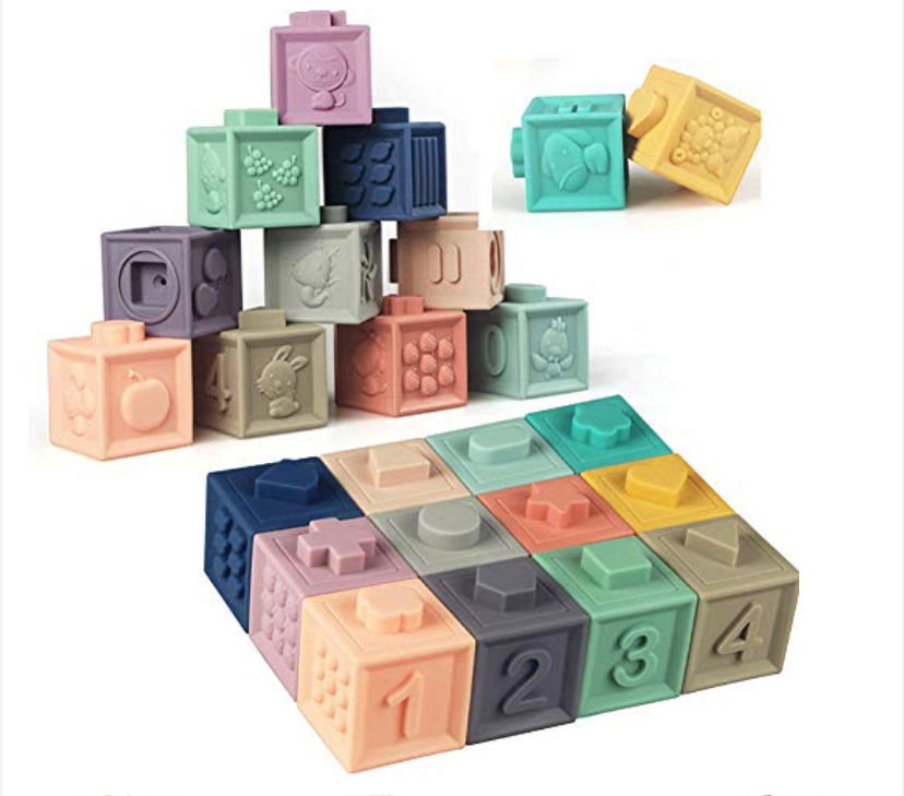 Thumbnail: Chelsea Bun Silicone Building Blocks 