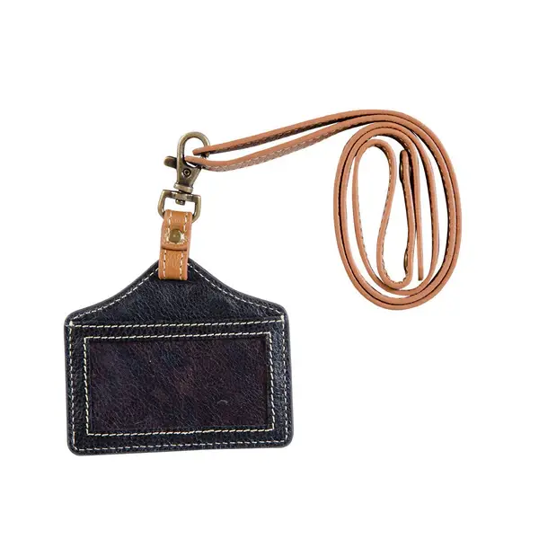 Thumbnail: Leather Hand Tooled RFID ID Case