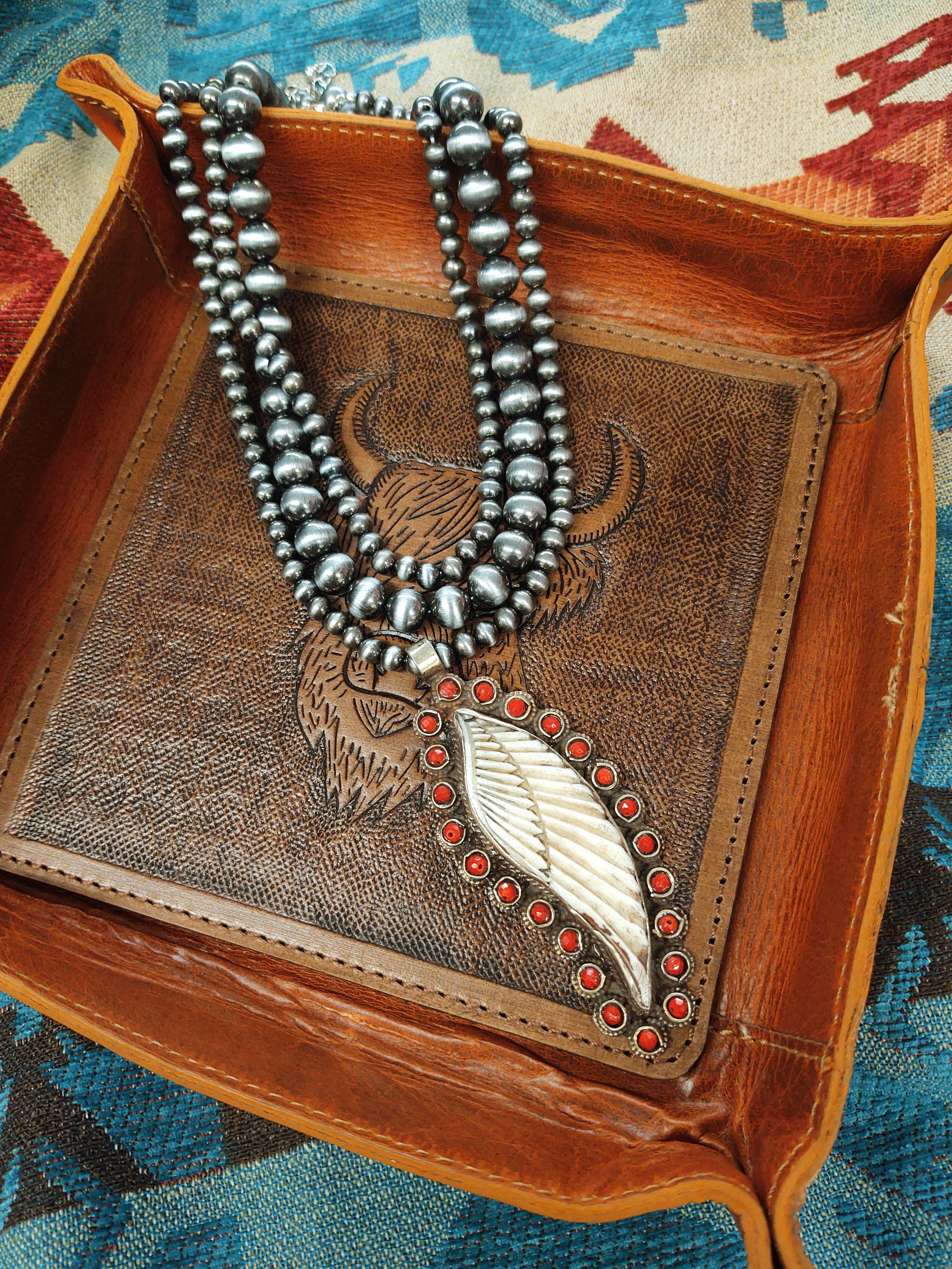 Tibetan Red Wing Pendant