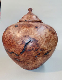 Hollow vessel Tasmanian Oak burl