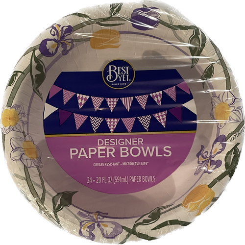 Paper Bowls 24 pack Time Saver VI