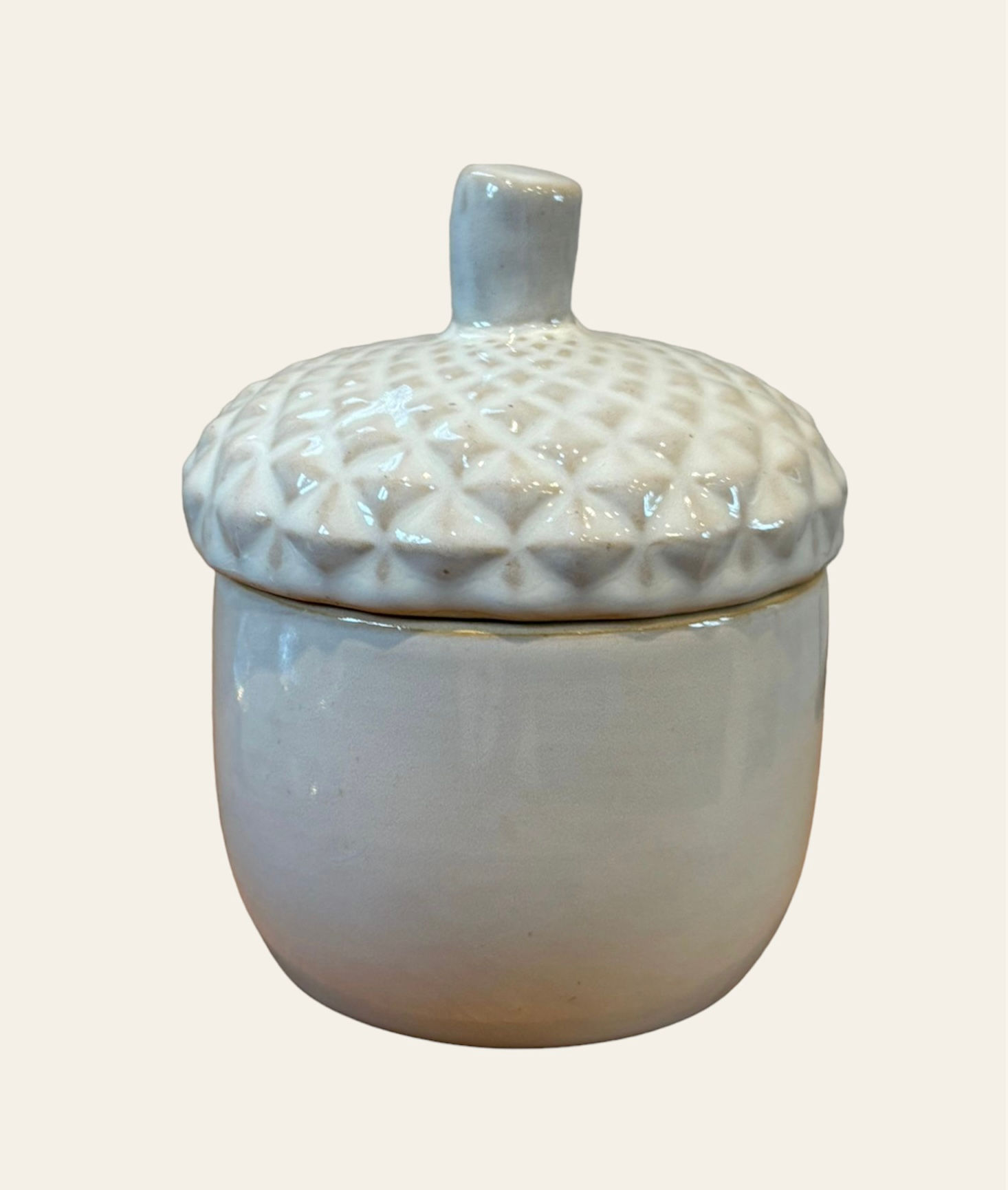 Ceramic Acorn Pot 