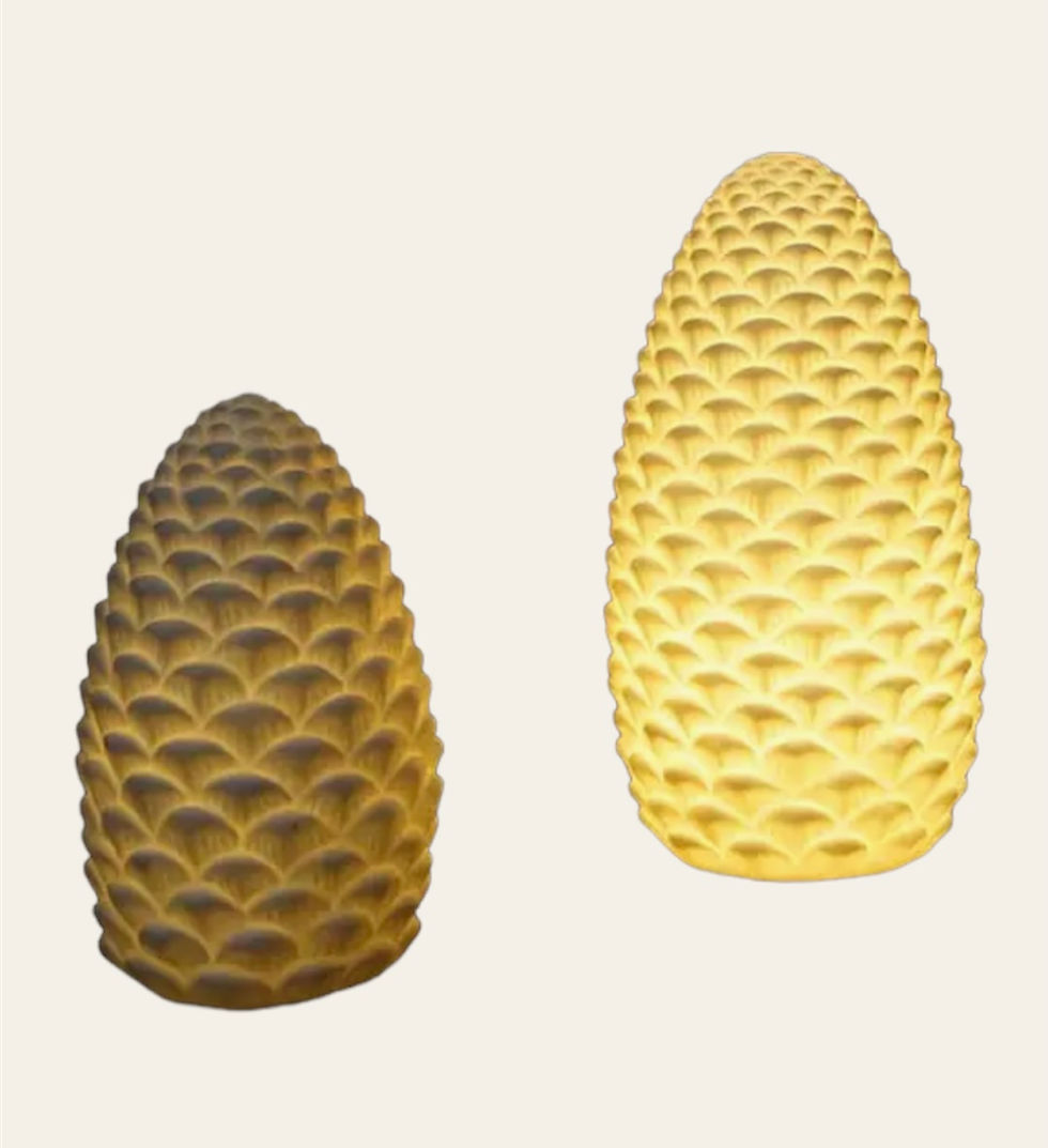 Thumbnail: Light Up Ceramic Pinecone Large 