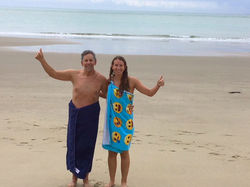 Post Swim at Folkestone