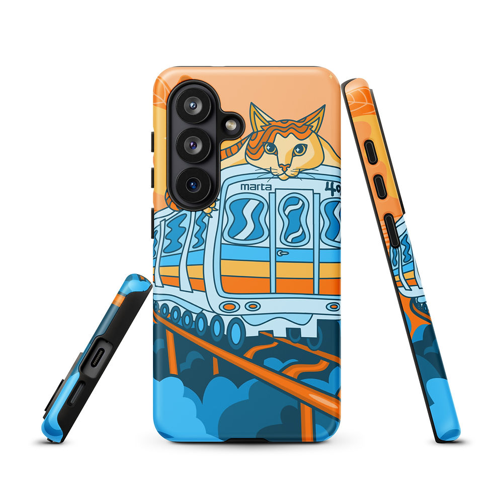 Thumbnail: Peach Line Dreamer Samsung Case
