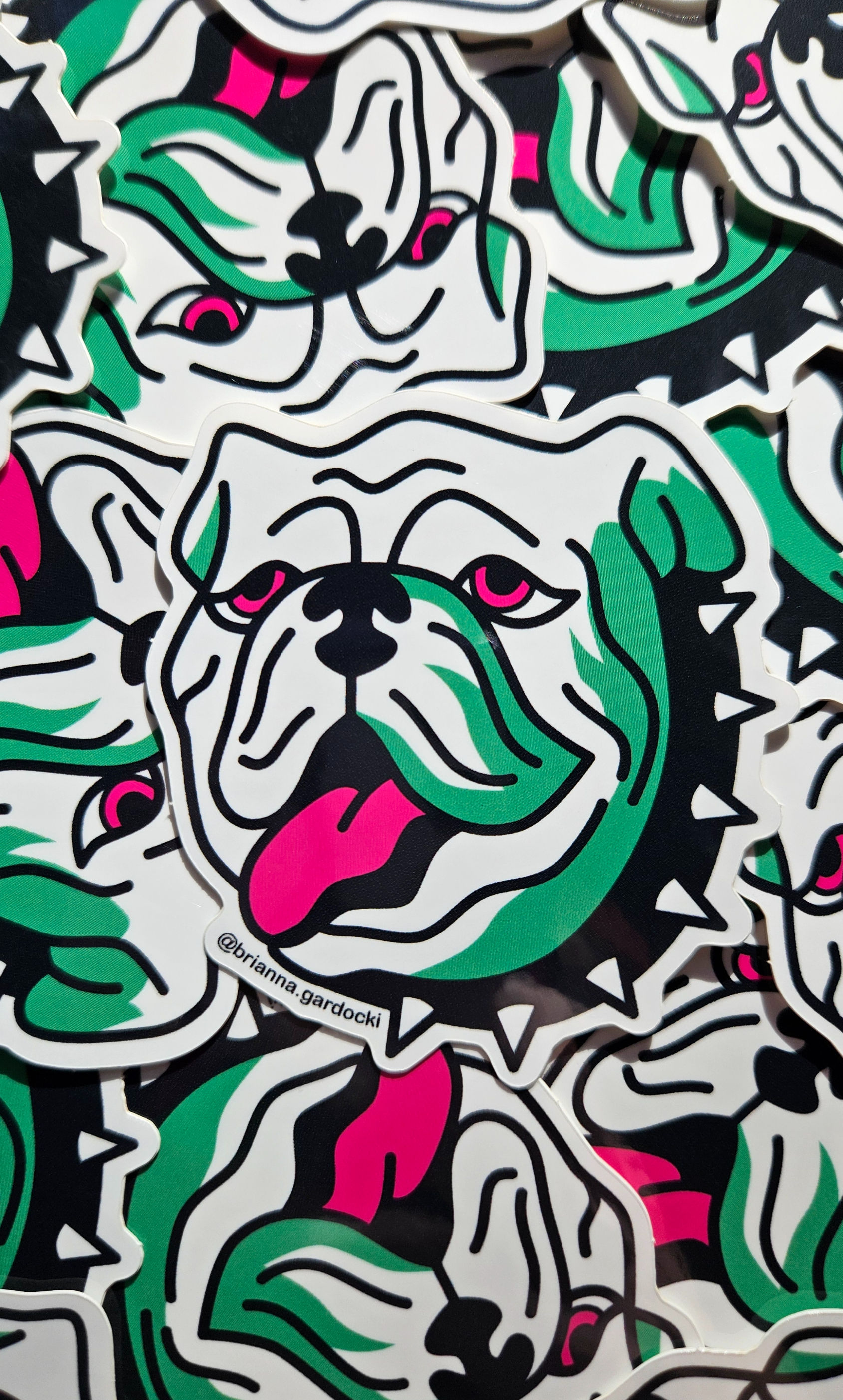 George the Bulldawg Sticker