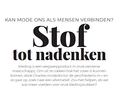essay kan mode ons als mensen verbinden.