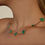 Thumbnail: David Necklace in Rose Gold & Malachite