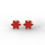 Thumbnail: David Earring in Rose Gold & Red Onyx