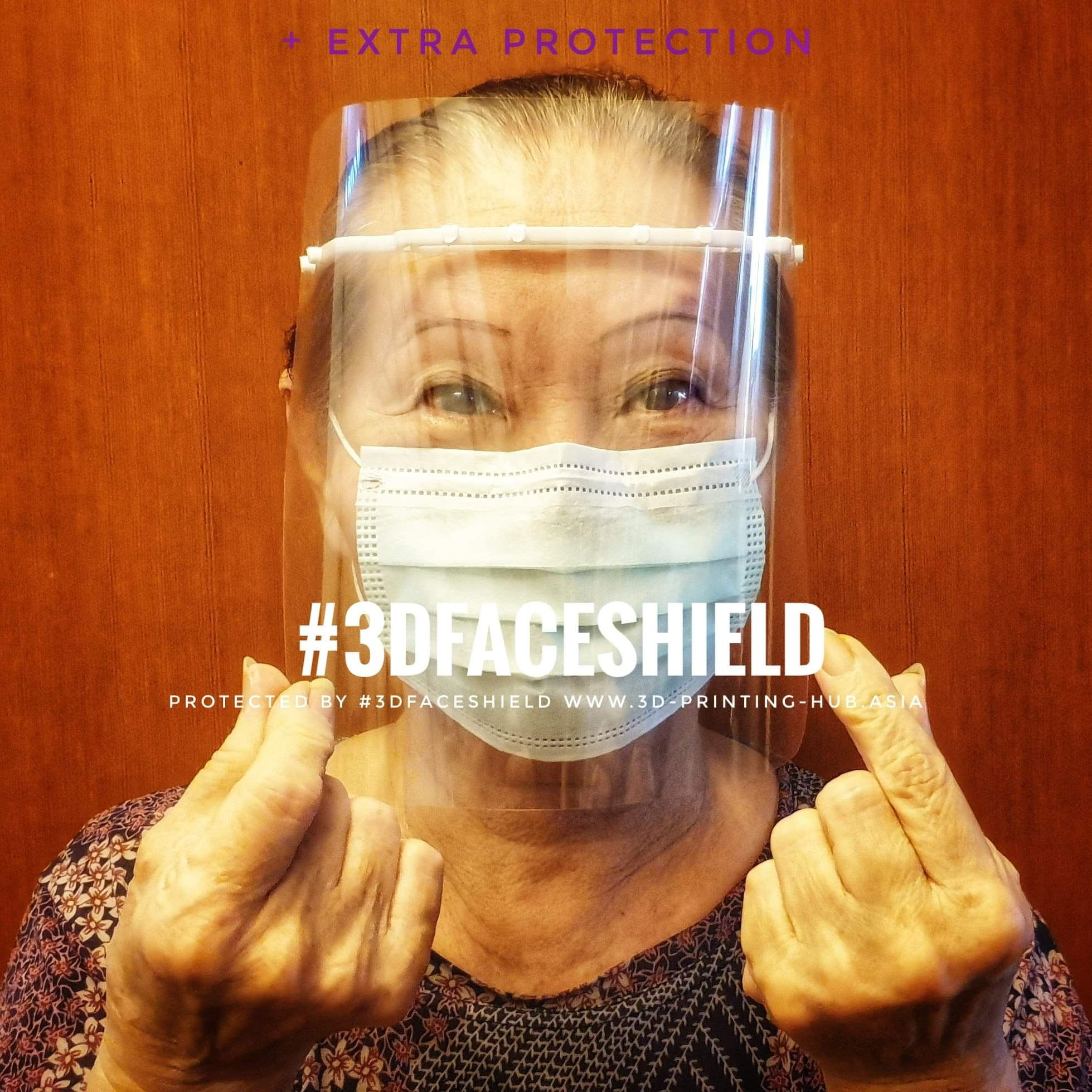 3D Face Shield