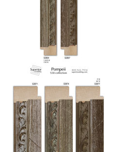 S3854 S3857 S3871 S3874 S3877 White Aqua & Gray washed rustic walnut with figure