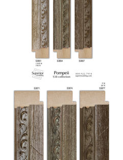 S3851 S3854 S3857 S3871 S3874 S3877 White Aqua & Gray washed rustic walnut with figure