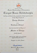 Master’s Degree Diploma