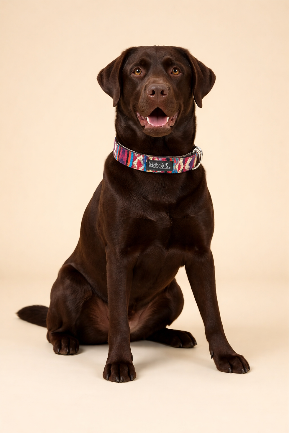 Miniatura: Collar de perro folk 030