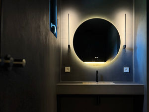 Salle d'eau bleu nuit