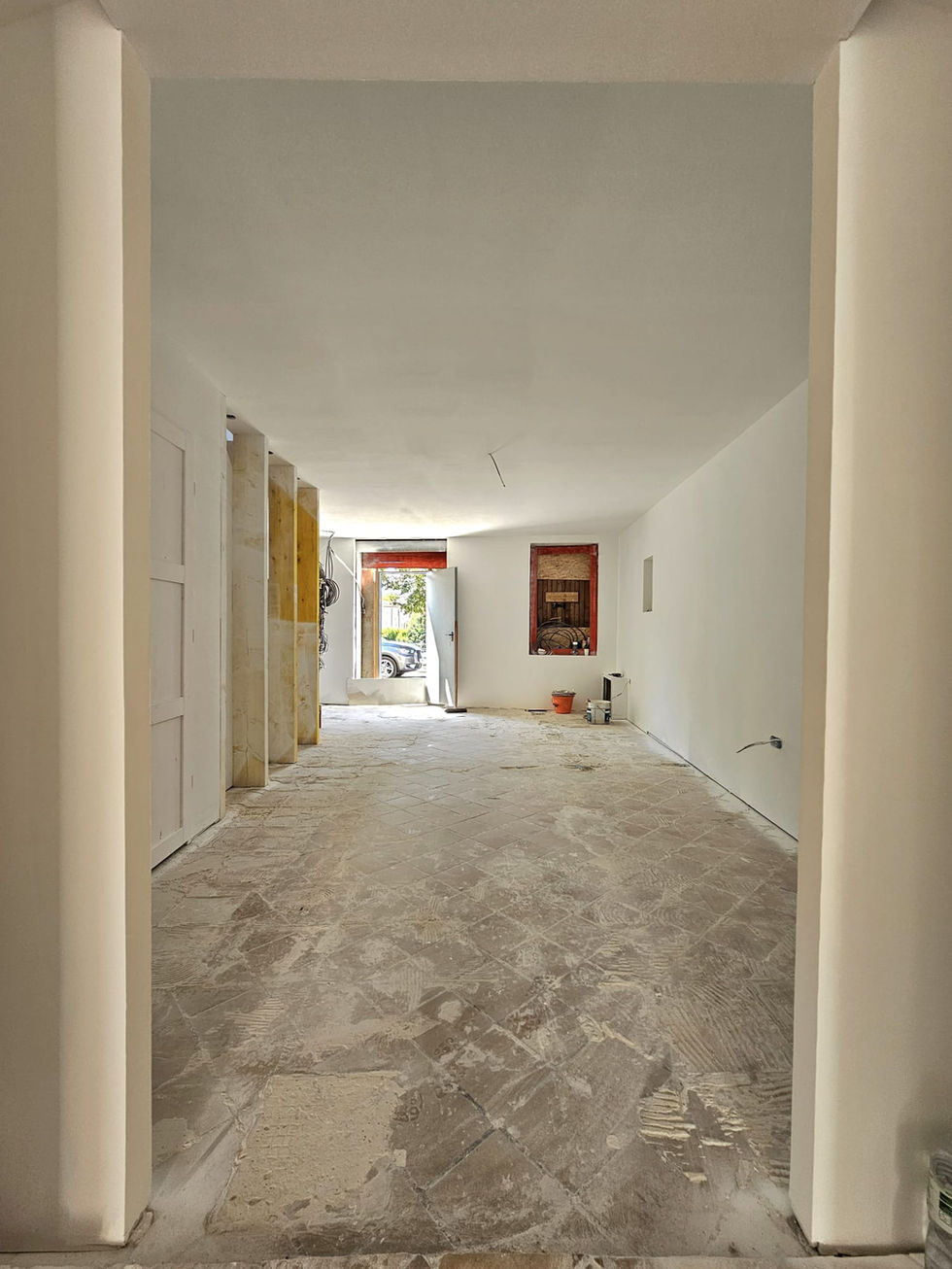 salle de bain salle d'eau banc cuisine plafond murs en béton ciré Charente Maritime région PACA cote d'azur 