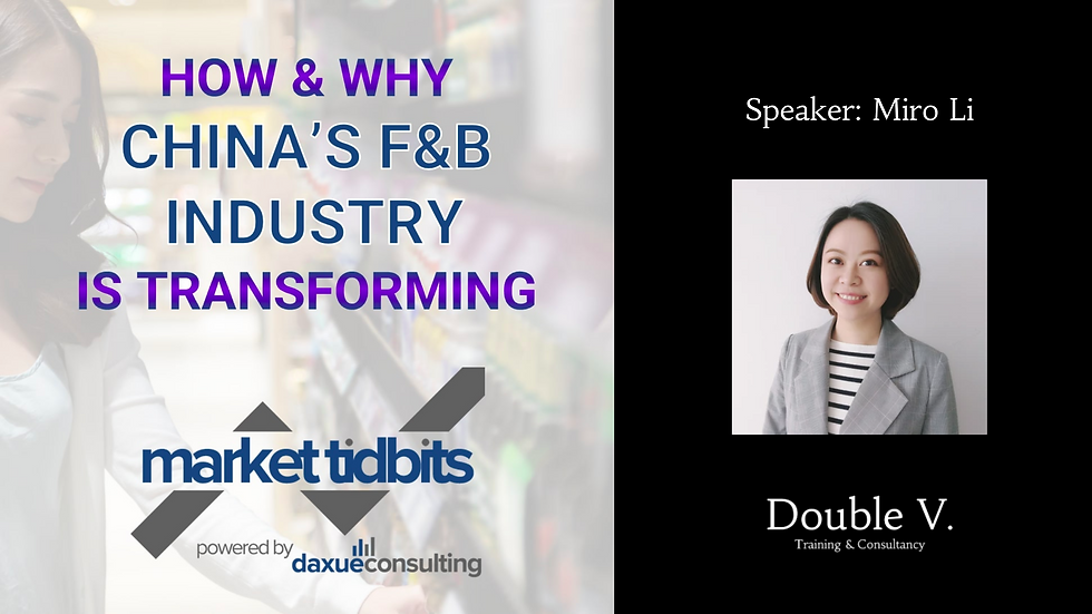 Podcast | How & why China's F&B industry is transforming