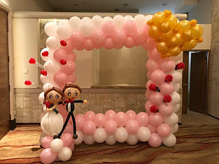 Balloon Photo Frame Decoration in Singapore