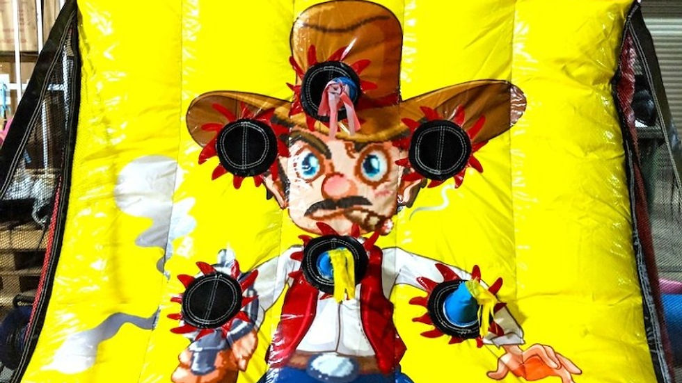 Cowboy Face-Off Inflatable