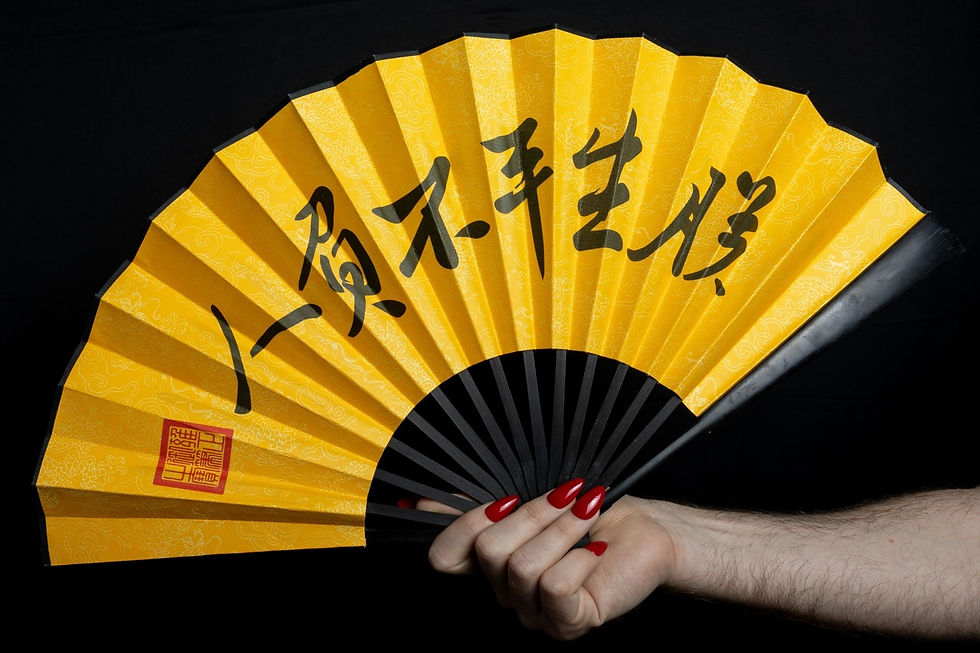Ornamental Fan Art Singapore for schools, corporate events and celebrations, giving guests a creative hands-on activity to make decorative fan art.