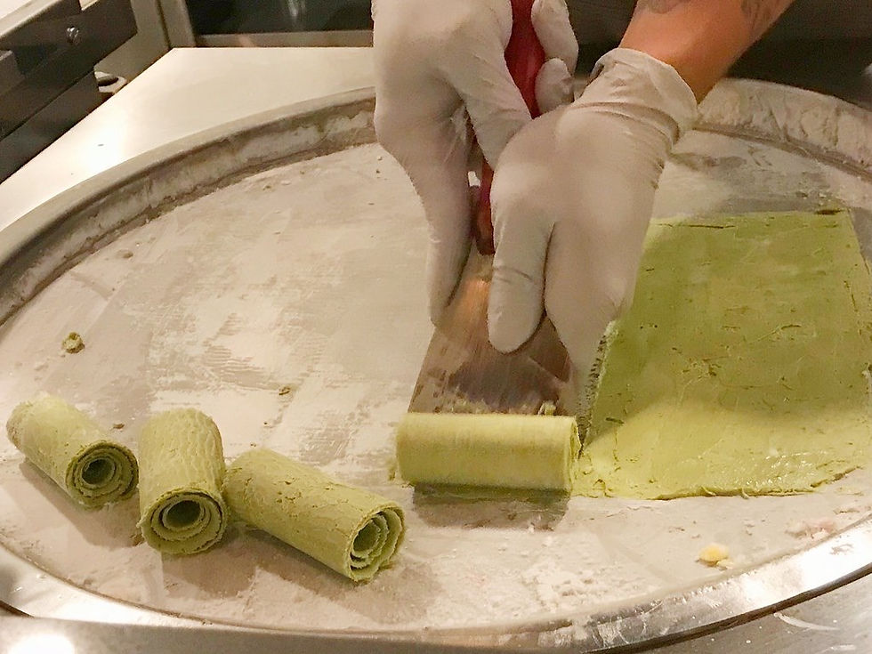 Thai Rolled Ice Cream Live Station Rental Singapore