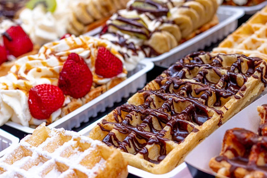 Waffles Live Station Rental Singapore | FunCollective