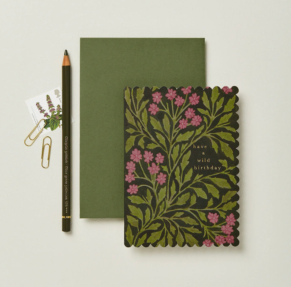 Green Flora 'Wild Birthday' Card