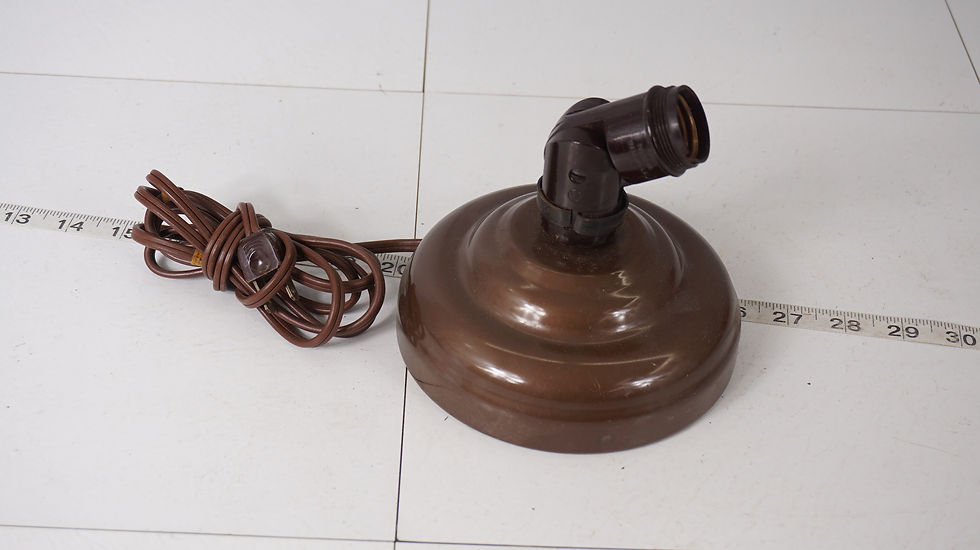Thumbnail: Wall Hanging Adjustable Reading Light - Ca 1940s