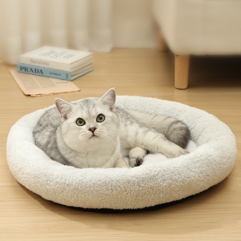 Thumbnail: Factory Wholesale Warm Cat Bed Dog Nest Soft Cushion