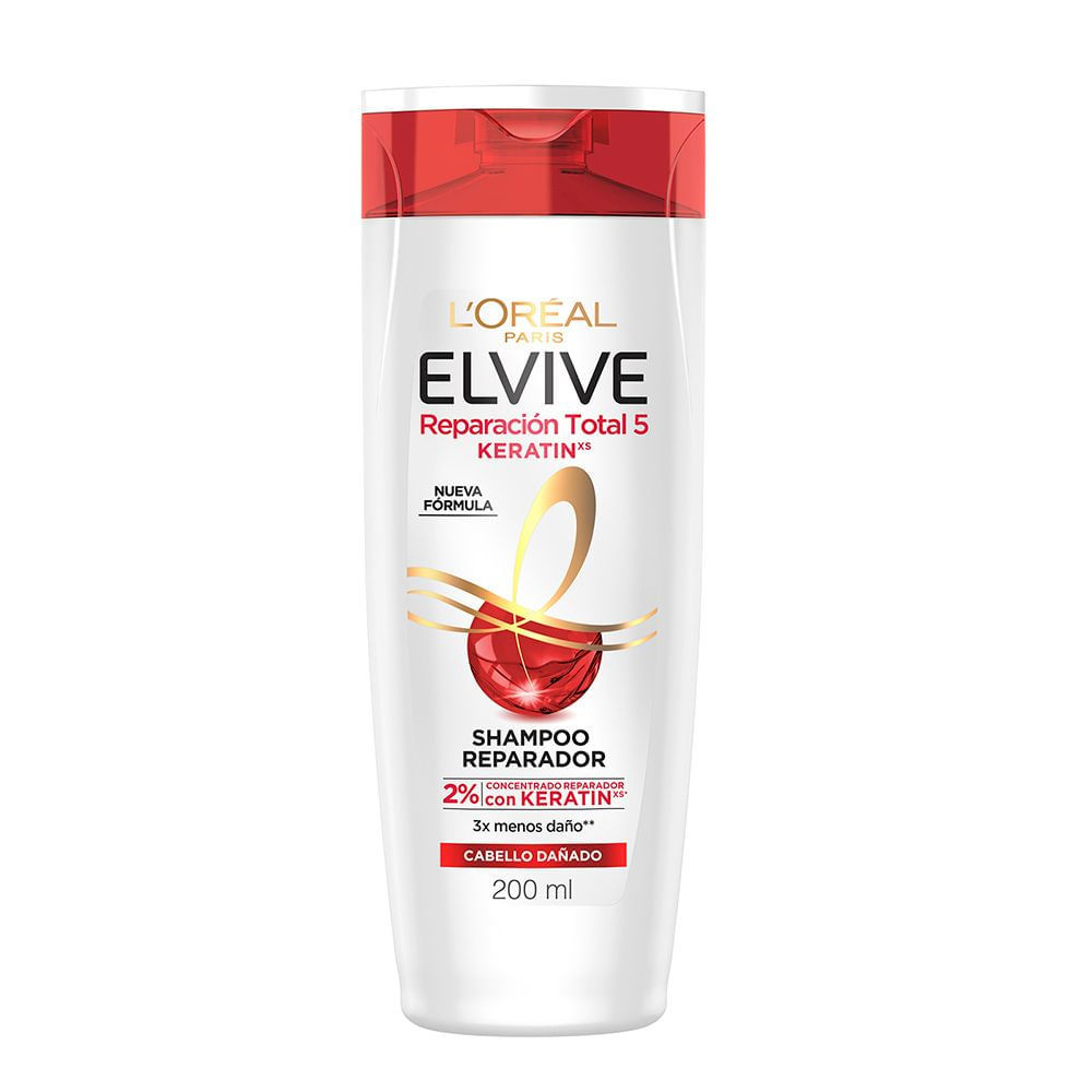 Elvive reparacion total 5 keratina shampoo 200ml