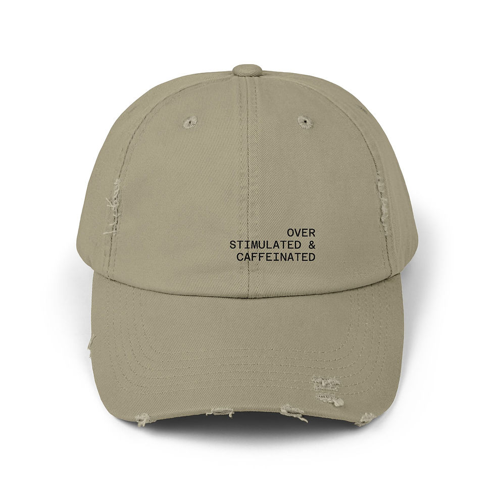 Thumbnail: Unisex Distressed Cap