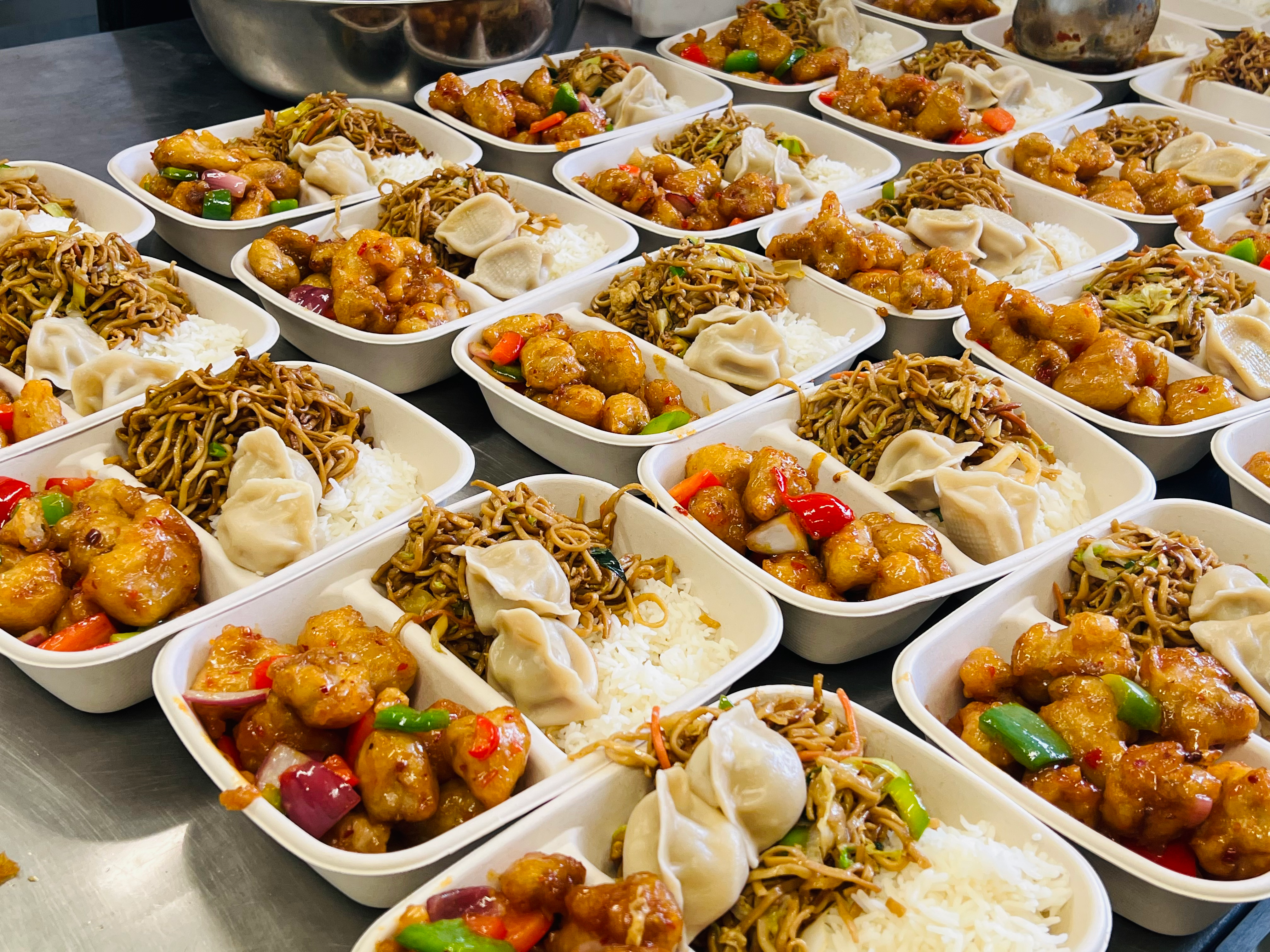 Arranged Food and Objects