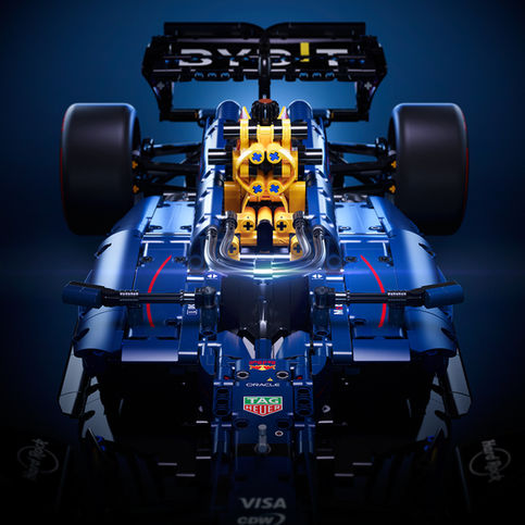 LEGO 42206 Oracle Red Bull Racing RB20 F1, F1, 3D Rendering, Product 3D visualization, CGI
