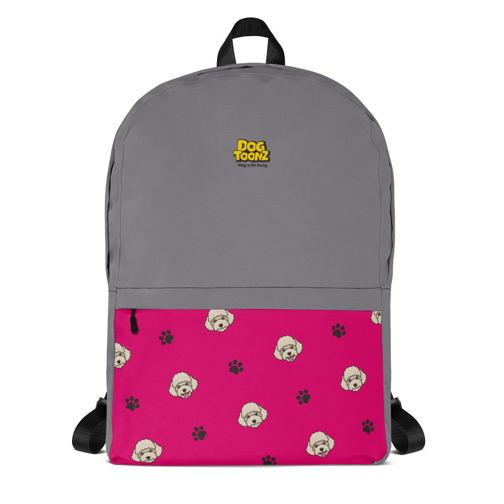 Toy Poodle Pattern Backpack