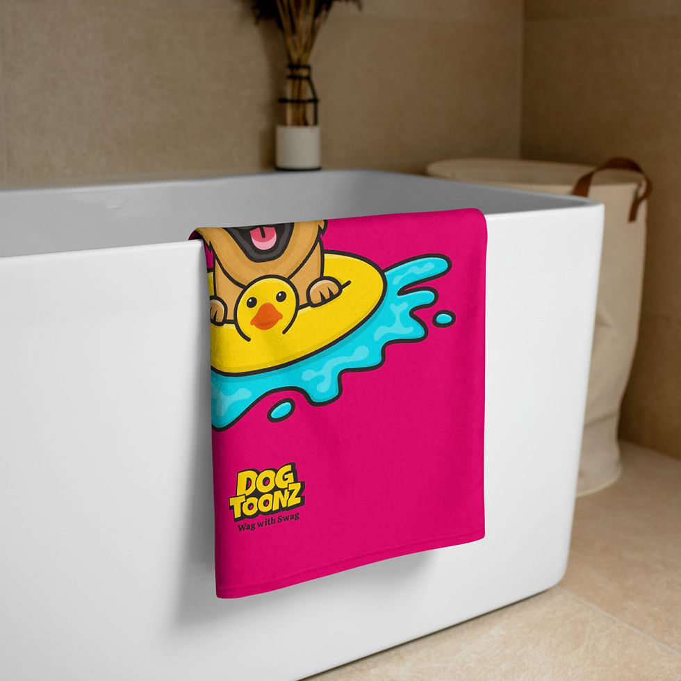 Thumbnail: German Shepherd "Summer Vibes" Towel