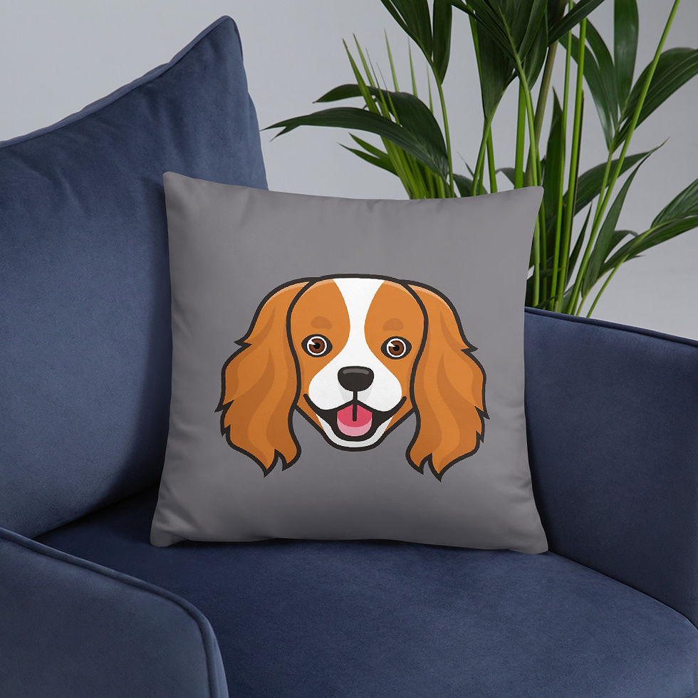 Thumbnail: Cavalier King Charles Smile Pillow Case