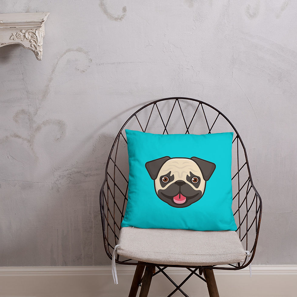 Thumbnail: Pug Smile Pillow Case